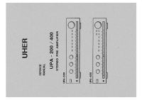 Uher UPA-400 - Service Manual 